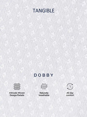 Pristine White Diamond Dobby Formal Shirt