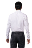 100% Cotton Luxe Pixel Dobby White Formal Shirt