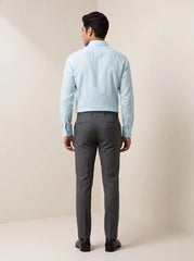 Sky Blue Micro Checks Formal Shirt