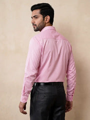 Bespoke Pink Micro Checks Formal Shirt