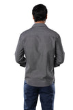 100% Cotton Oxford Signature Graphite Black Casual Shirt