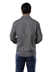 Graphite Black Oxford Casual Shirt