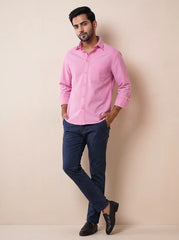 Coral Depth Oxford Casual Shirt