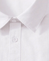 Pure White Oxford Casual Shirt