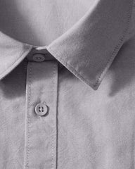 Steel Grey Oxford Casual Shirt