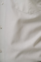 Olive Mist 80% Poly 20% Cotton Full Sleeve Formal Shirt for Men | Refined Micro Checks Classic Fit Classic Shirt