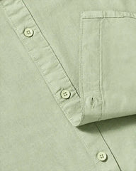Sage Mist Slub Cotton Casual Shirt