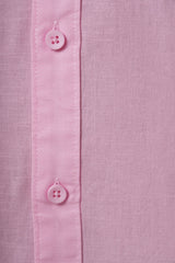 Rose Quartz 100% Slub Cotton Shirt for Men | Tangible Casual Cotton Long Sleeve Classic Fit