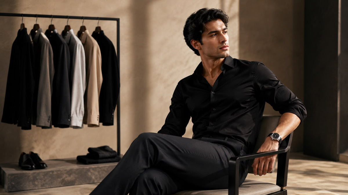 Formal Black Shirt Combination: Stylish Outfit Ideas Every Man Should Try