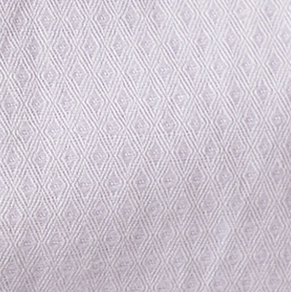 White 100% Cotton Diamond Dobby Formal Shirt for Men | Tangible Heritage Texture Classic Fit