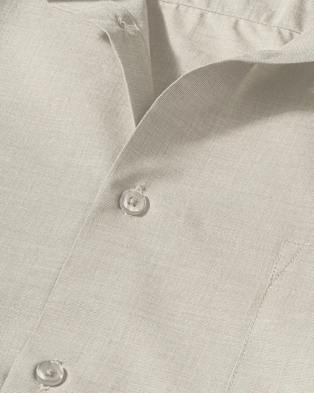 Almond Beige Fil-a-Fil Formal Shirt