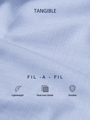 Ocean Blue Fil-a-Fil Formal Shirt