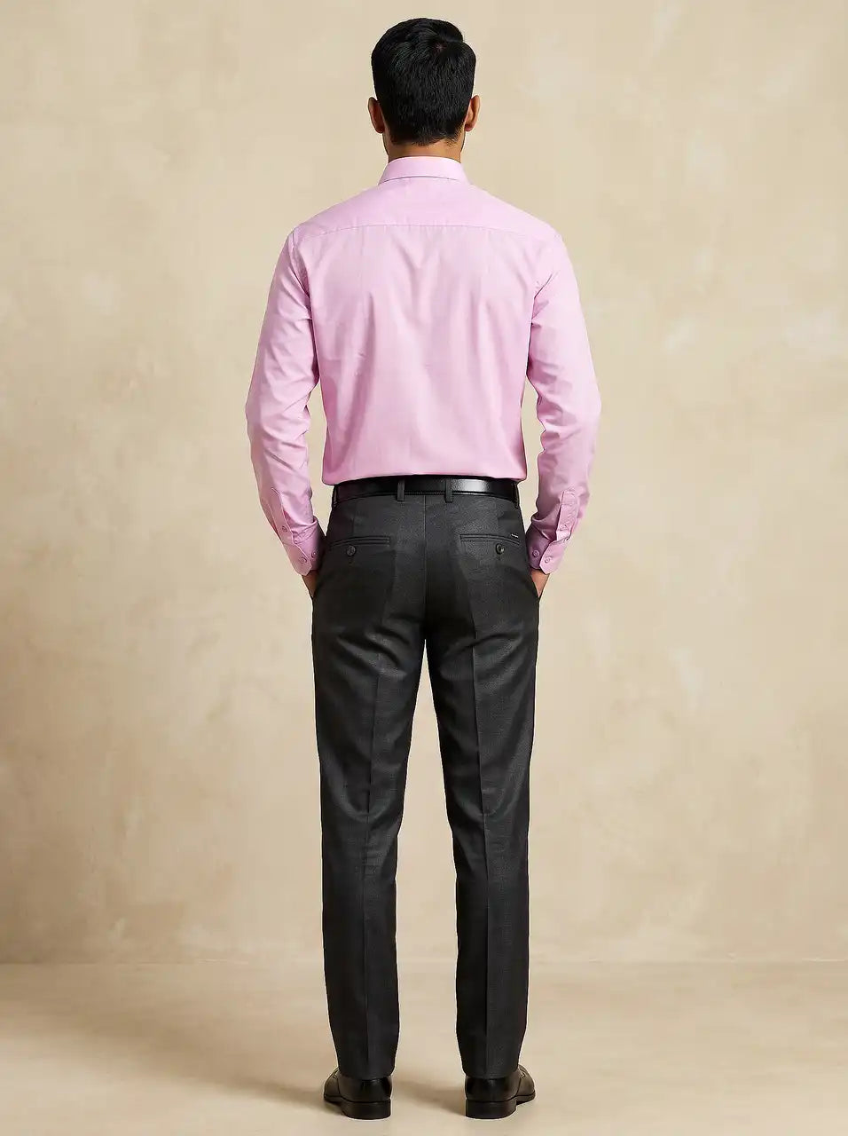 Blush Pink Fil-a-Fil Formal Shirt