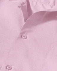 Blush Pink Fil-a-Fil Formal Shirt
