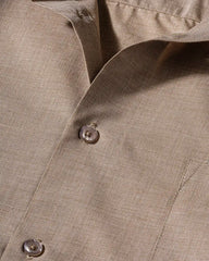 Sandstone Khaki Fil-a-Fil Formal Shirt