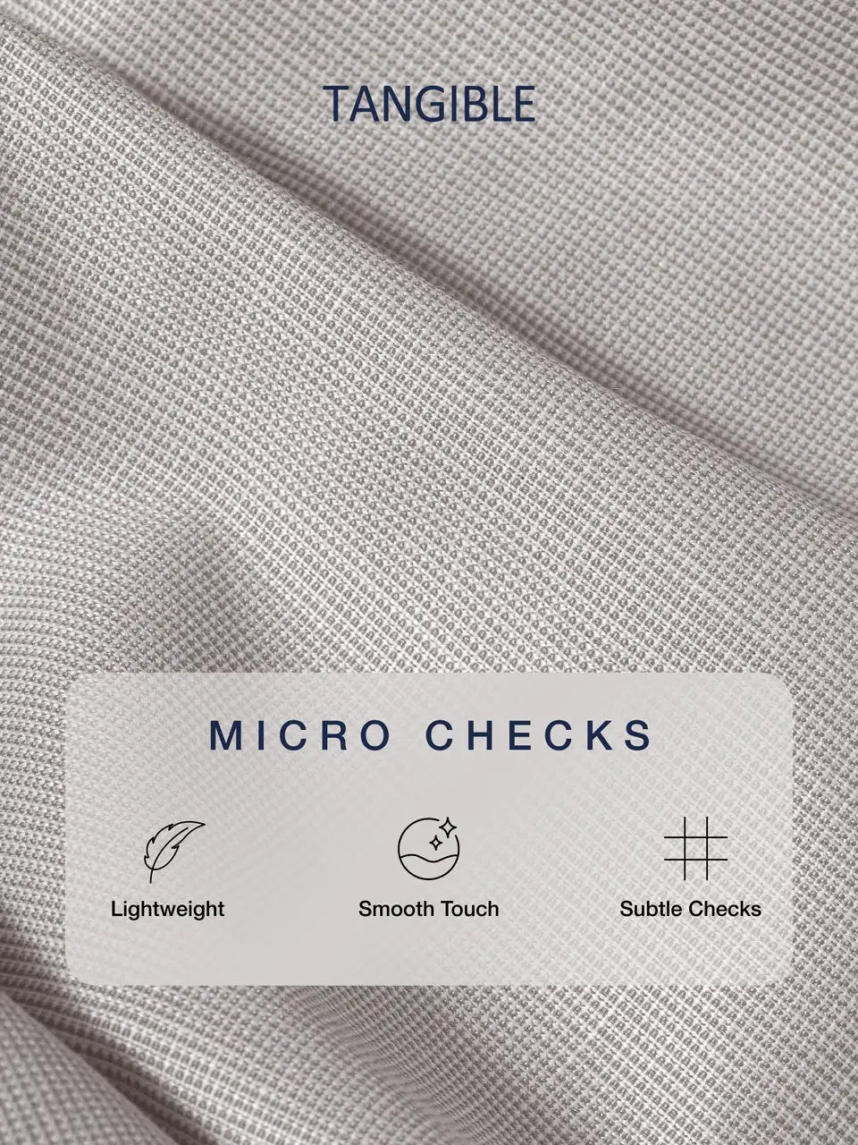 Olive Mist Micro Checks Formal Shirt