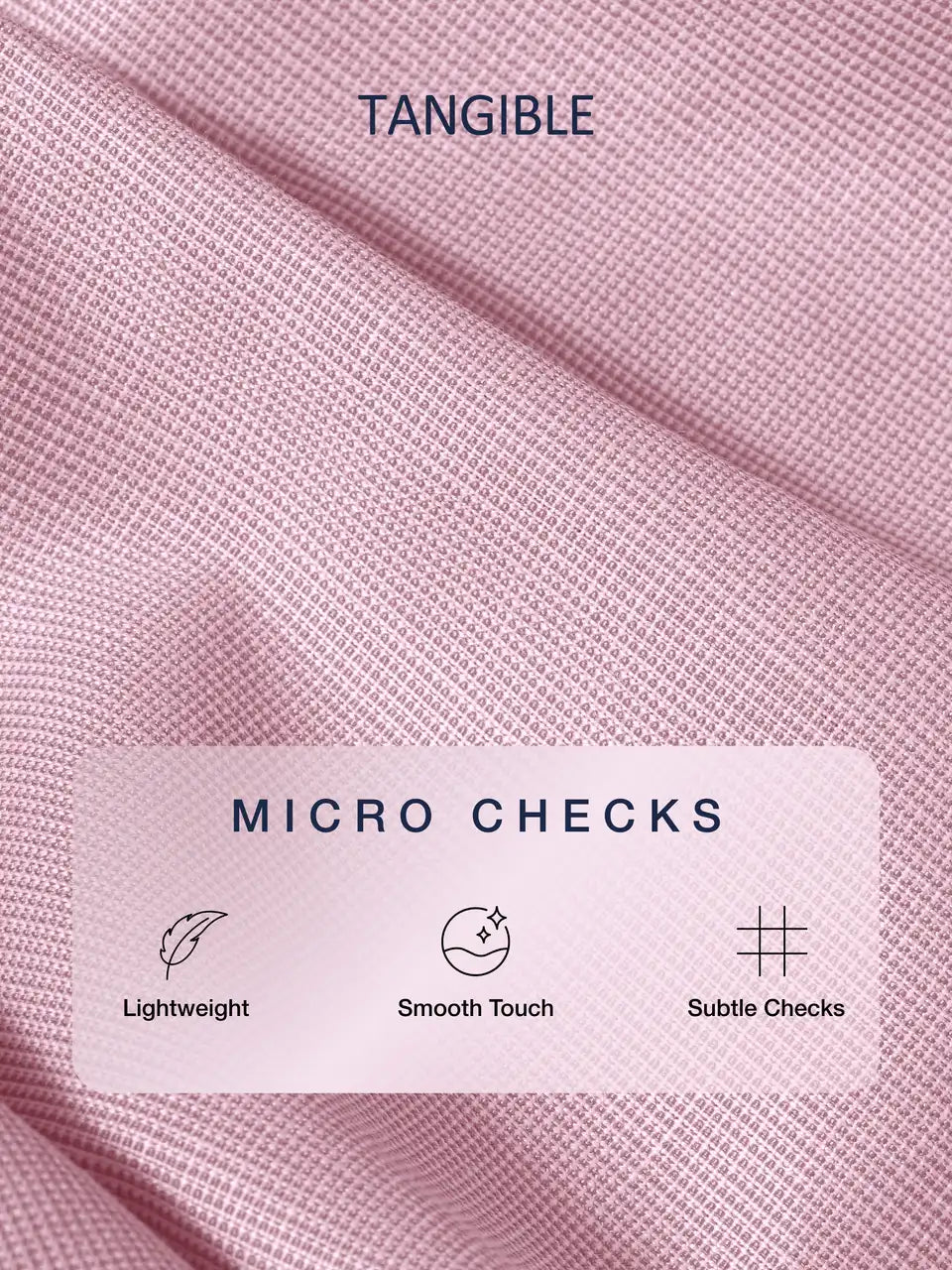 Bespoke Pink Micro Checks Formal Shirt