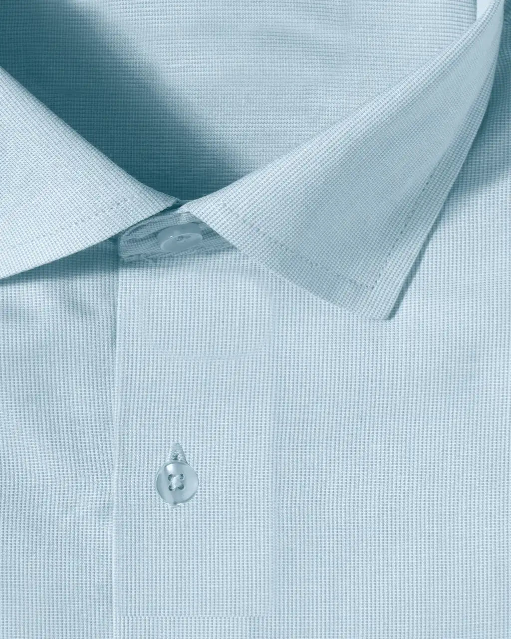 Sky Blue Micro Checks Formal Shirt