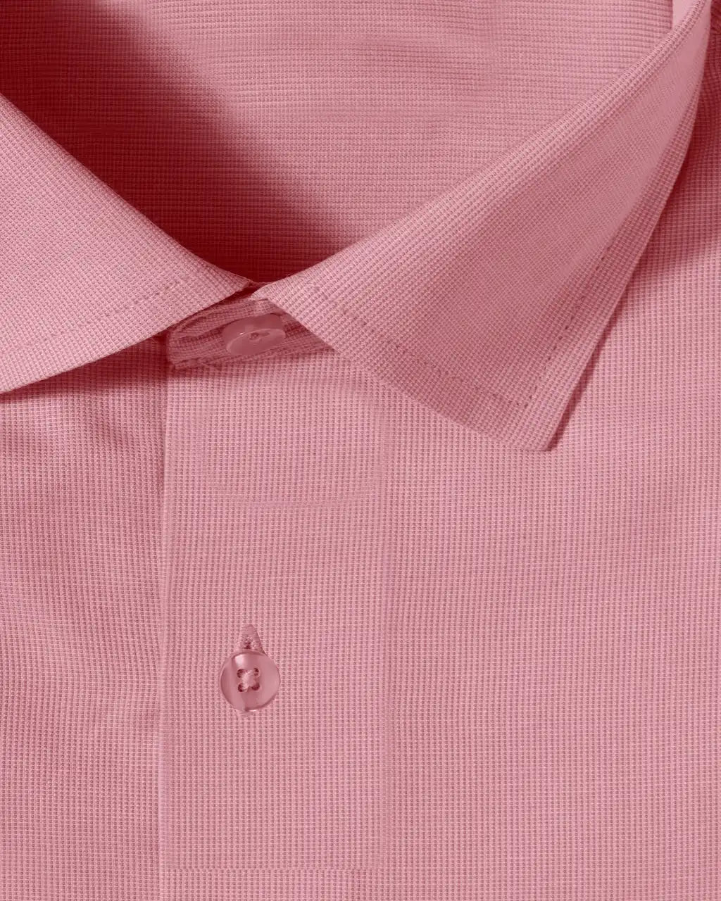 Brick Red Micro Checks Formal Shirt