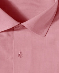 Brick Red Micro Checks Formal Shirt