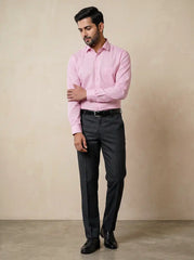 Bespoke Pink Micro Checks Formal Shirt