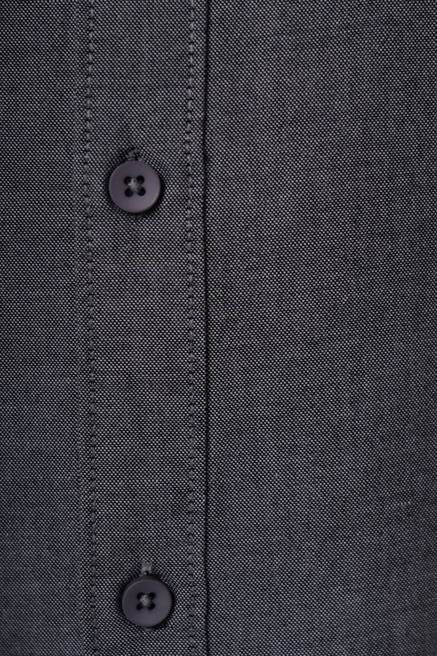 100% Cotton Oxford Signature Graphite Black Casual Shirt