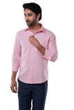 100% Cotton Oxford Casual Shirt in Pink