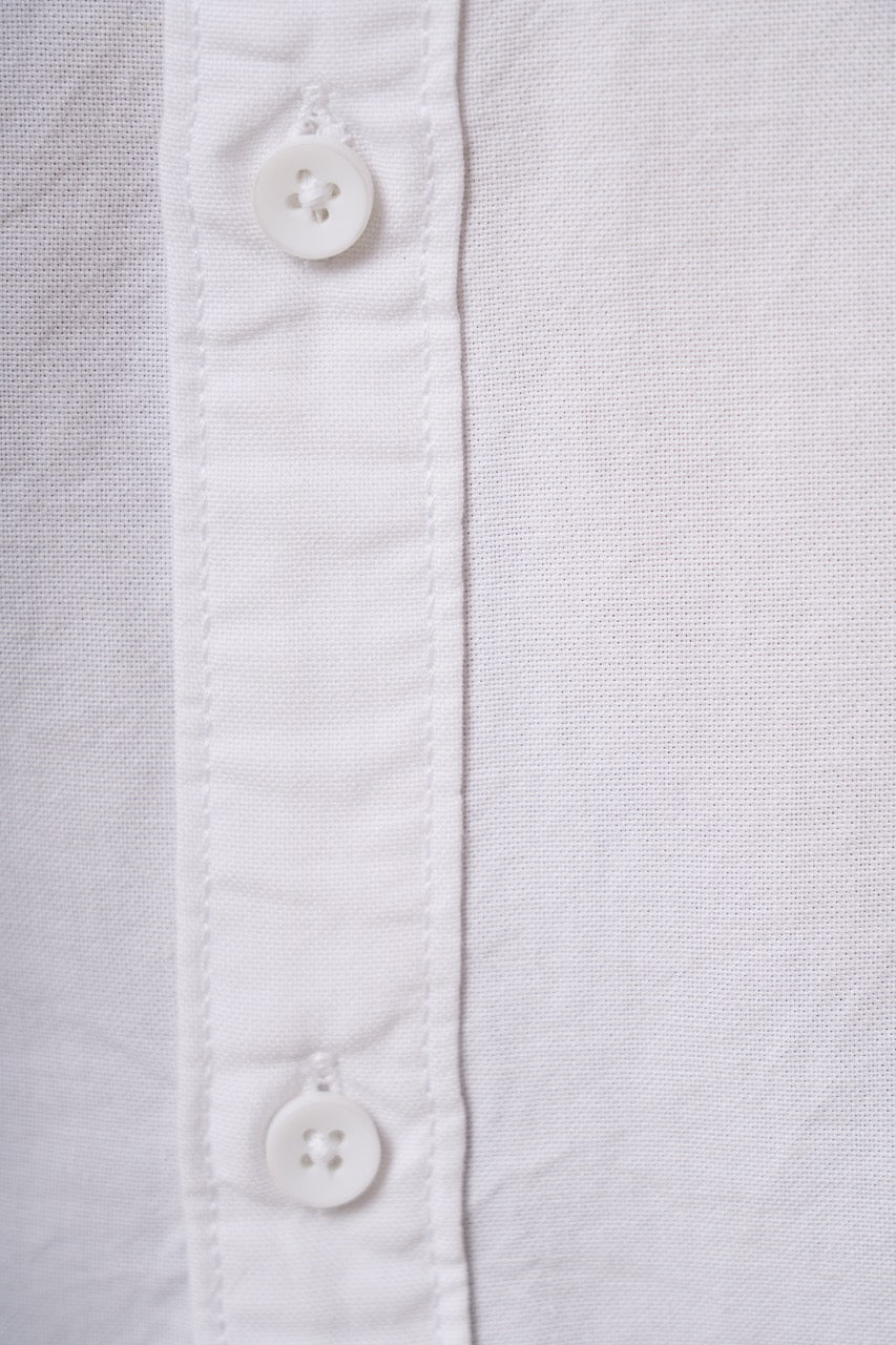 100% Cotton Oxford Signature Pure White Casual Shirt