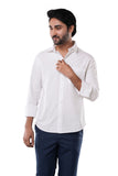 100% Cotton Oxford Signature Pure White Casual Shirt
