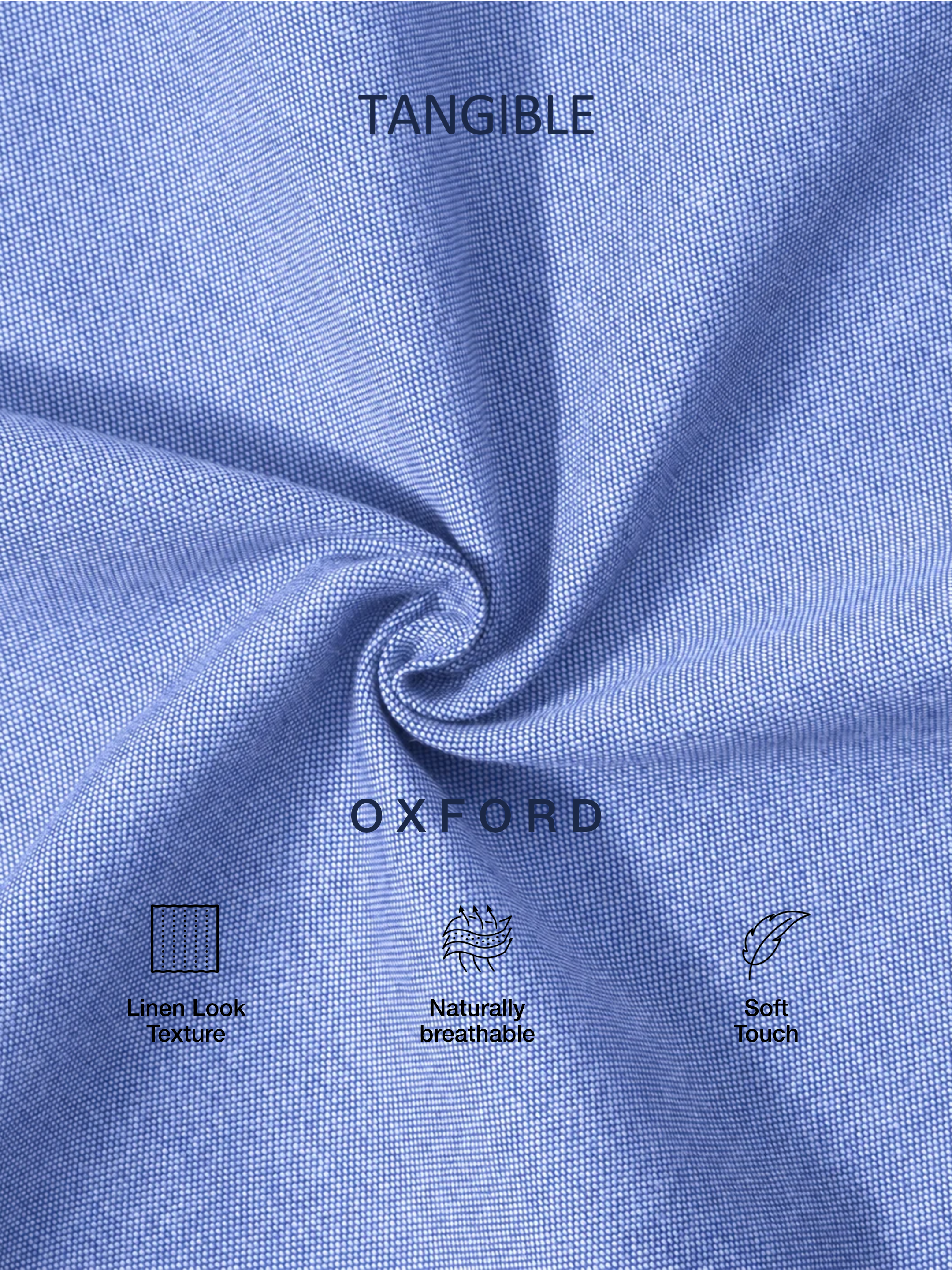 Coastal Blue Oxford Casual Shirt