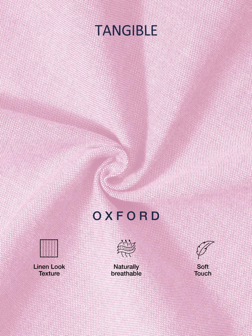 Rose Mist Oxford Casual Shirt