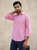 Coral Depth Oxford Casual Shirt