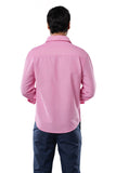 100% Cotton Oxford Signature Coral Depth Casual Shirt