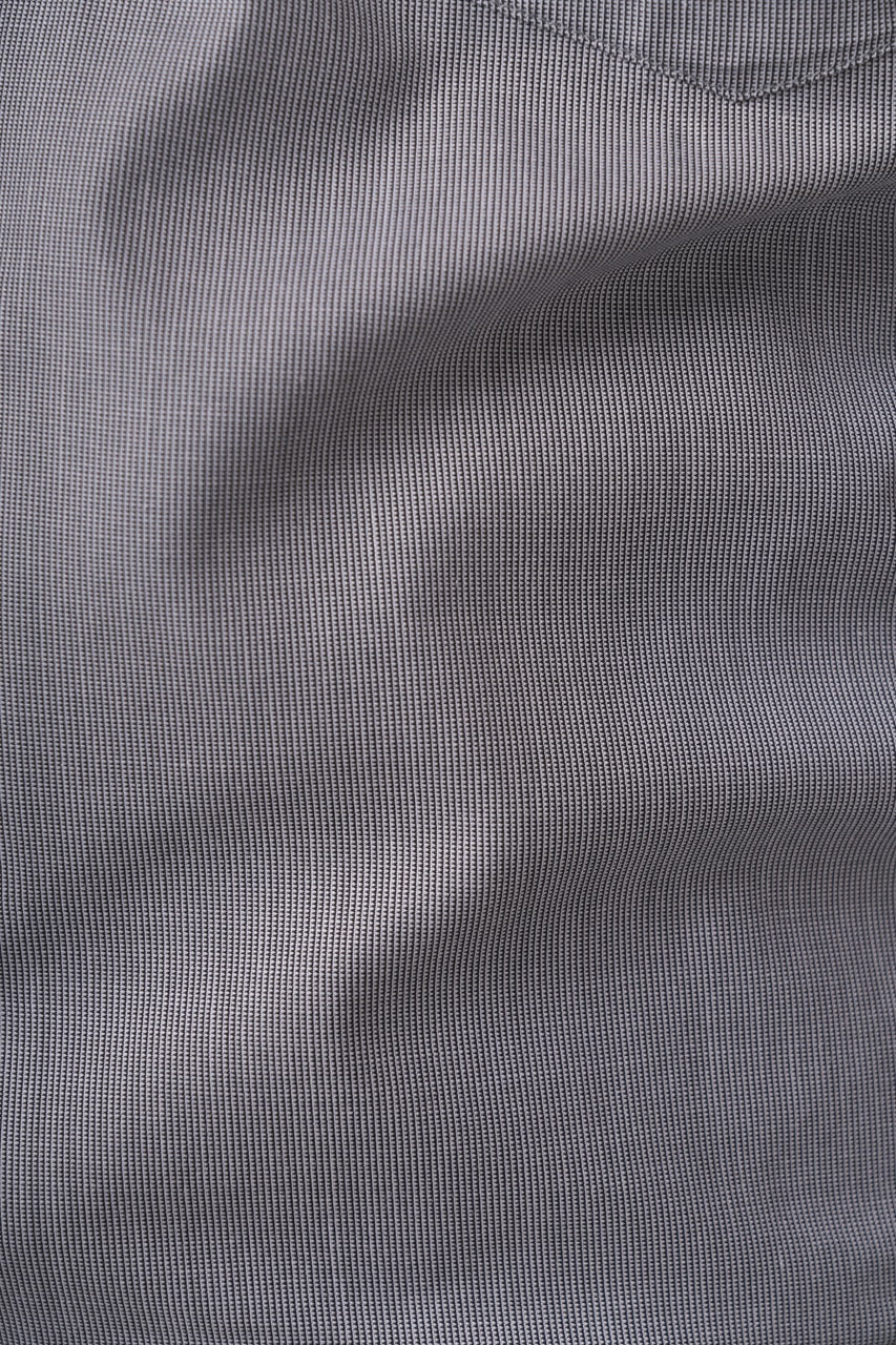 Charcoal Grey 80% Poly 20% Cotton Full Sleeve Formal Shirt for Men | Tangible Refined Micro Checks Classic Fit Shirt