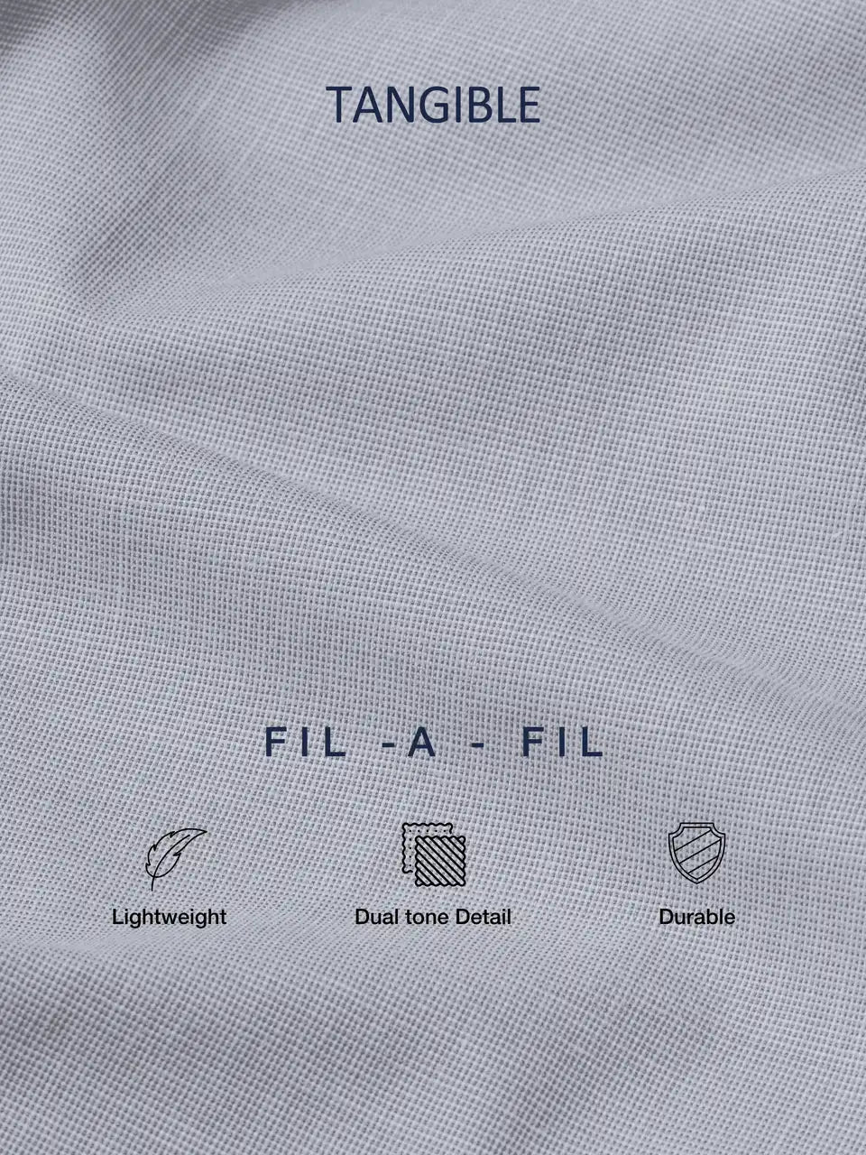 Storm Grey Fil-a-Fil Formal Shirt