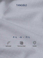 Storm Grey Fil-a-Fil Formal Shirt