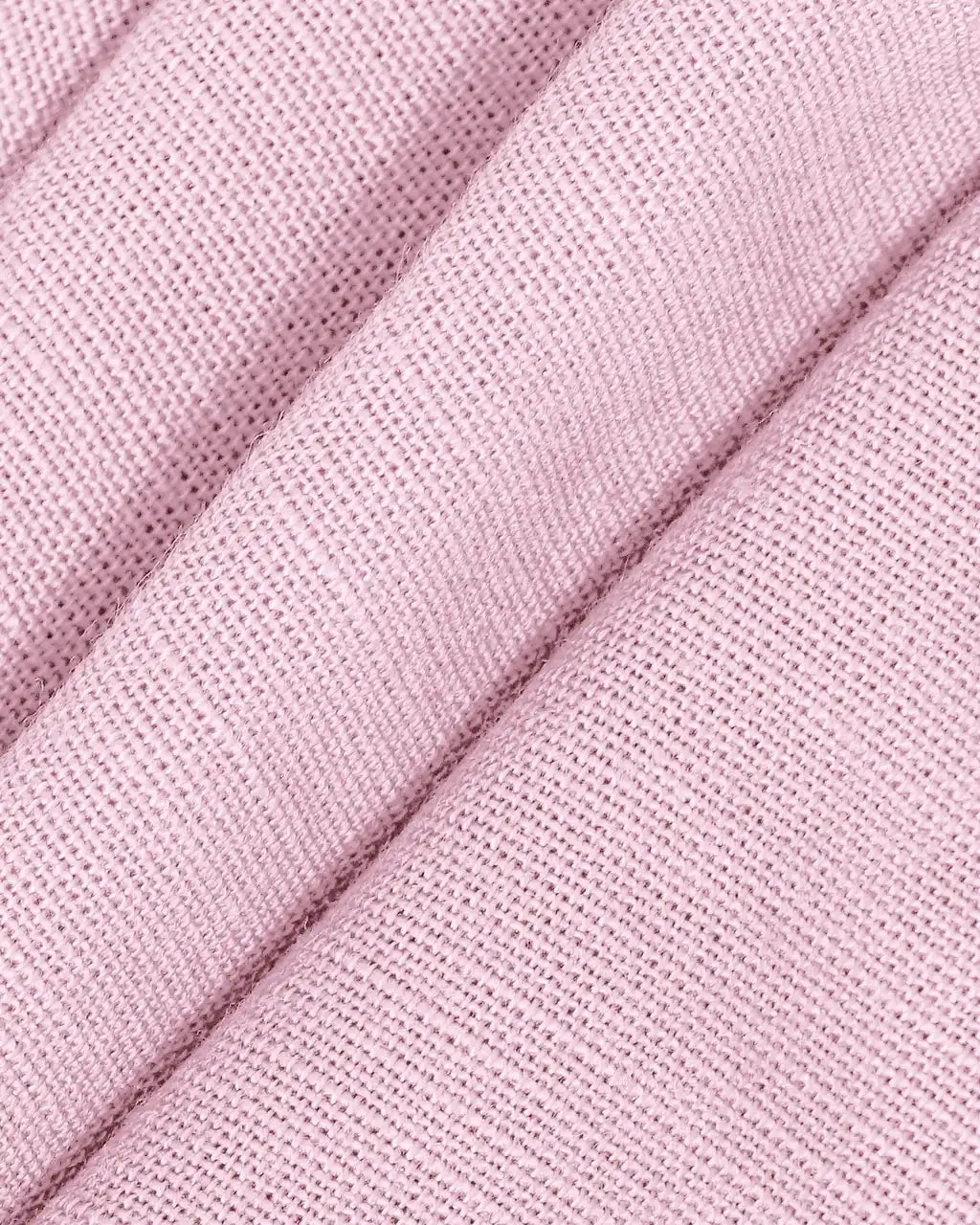 Rose Quartz Slub Cotton Casual Shirt