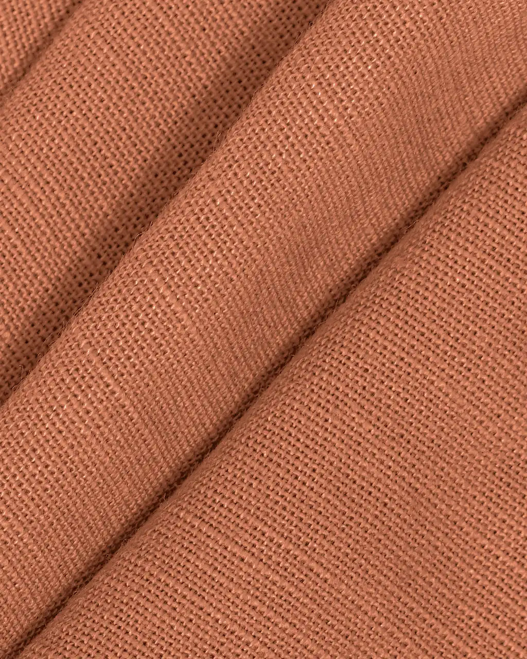 Amber Brown Slub Cotton Casual Shirt
