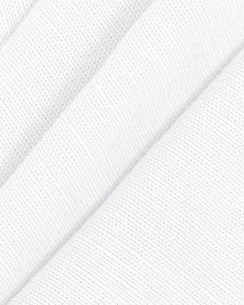 Phantom White Slub Cotton Casual Shirt