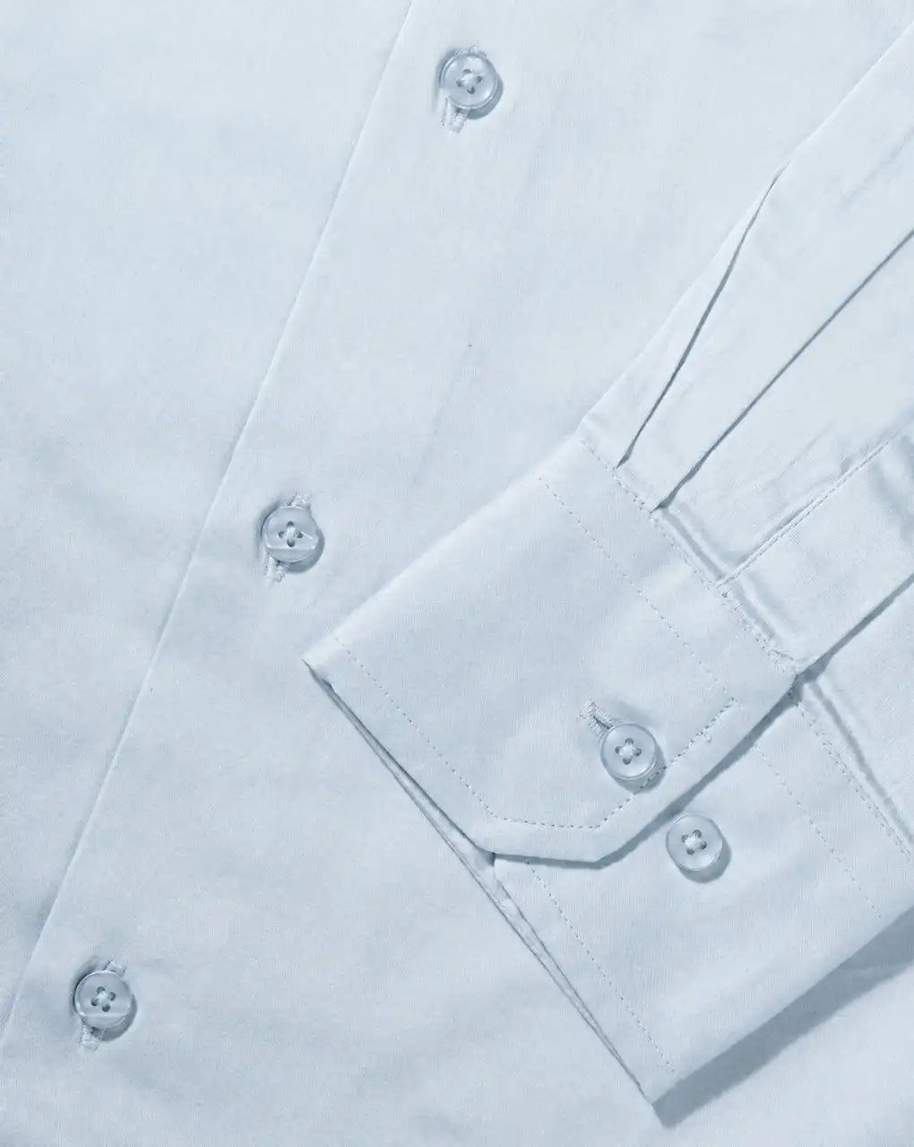 Mineral Blue Stretch Cotton Formal Shirt