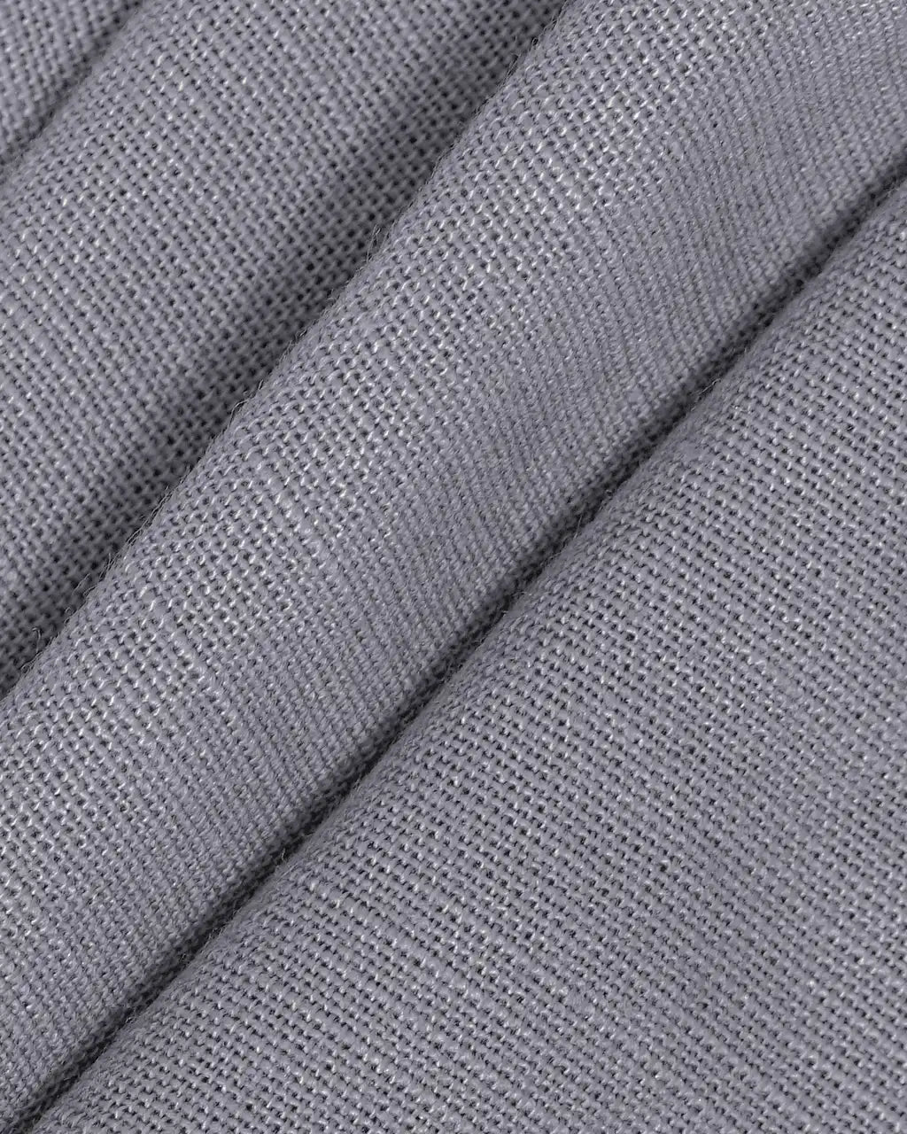 Shadow Grey Slub Cotton Casual Shirt