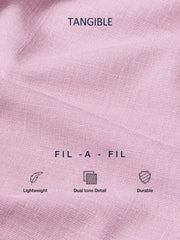 Blush Pink Fil-a-Fil Formal Shirt