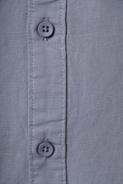 Poly Cotton Fil-a-fil Executive Smoke Grey Formal Shirt