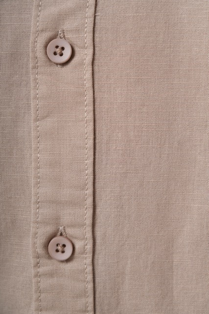 Poly Cotton Fil-a-fil Executive Sandstone Khaki Formal Shirt
