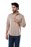 100% Slub Cotton Heritage Sand Dune Casual Shirt