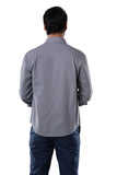 100% Slub Cotton Heritage Smoke Grey Casual Shirt