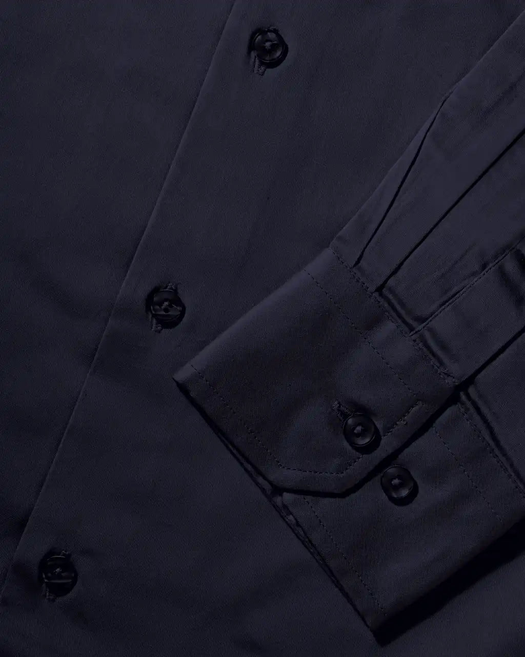 Midnight Navy Stretch Cotton Formal Shirt